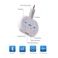 Mini Bluetooth 4.0 Hands-Free Car Kit With the battery Receiver 3.5 mm Stereo Output Wireless Adapter for Home... N5