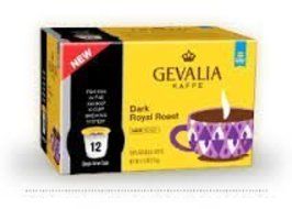 Gevalia Dark Royal Roast 3 Boxes of 12 cups.