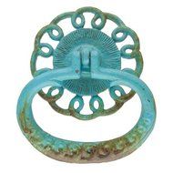 MEDALLION DRAWER PULL 2x.6875x2.687&quot; +1.5&quot;Scw