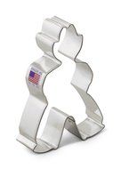 Ann Clark Cowboy Cookie Cutter - 4.25 Inches - Tin Plated Steel