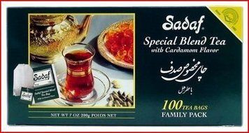 Sadaf Special Blnd Tea With Cardamom Flavor, 100-Count