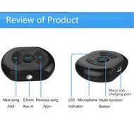 BODRO Bluetooth Receiver, Wireless Bluetooth Audio Adapter with 3.5 mm Stereo Output (Bluetooth 4.0, Built-in... N3