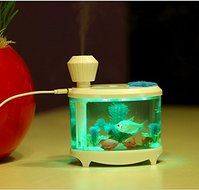 Dewel 460ml Cool Mist Ultrasonic Humidifier Personal USB Humidifier Air Diffuser Purifier Baby Humidifiers with... N3