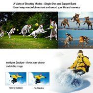 Excelvan Mini Portable Sports Action Camera + Remote Control Watch 2.0 Inch 12MP H.264 1080P Full HD WiFi 30M(... N8