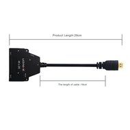 USBNOVEL Hdmi Splitter Cable 1 in 2 out Ultra HD 4Kx2K HDMI Male to 2 Port HDMI Out Female 3D Compatibility HDCP... N2