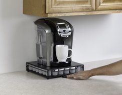 Nifty 6470 Keurig Brewed Glass Top K-Cup Rolling Drawer N6