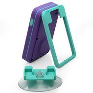 Aduro AquaSound WSP40 Waterproof Shower Bluetooth Portable Speaker with Stand and Suction Cup (Turquoise/White) N14