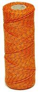Bon 11-259 18#, 500-Feet Bonded Braided Nylon Line, Orange with Black Flecks by BON