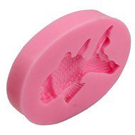 Mr.S Shop 3D Goldfish Silicone Mold Candy Cake Mold Cookie Chocolate Ice Mold DIY Cake Decorations Tools, Small... N5