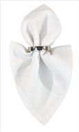 DII 100% Cotton, Machine Washable Everyday Basic Buffet Napkin, 16 x 16", Cream, Set of 12 N18