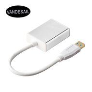 USB HDMI Adapter, VANDESAIL USB 3.0 to HDMI External Video Card Multi Monitor Adapter with Gold Plated for Windows... N17