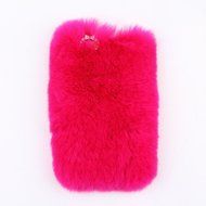 iPhone 7 Plus Case,Inspirationc Luxury Stylish Bling Fluffy Cover Plush Rabbit Hair Fur Cases Decorative Handmade... N6