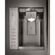 LG Stainless Steel 24 cu. ft. Ultra Capacity 3-Door French Door Refrigerator with Dual Ice Makers, Black N4