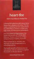Wild Hibiscus Heart-Tee Hibiscus Herbal Tea 20 Tea Bags 60g N2