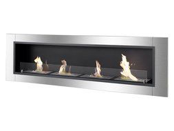 Ignis Ventless Bio Ethanol Fireplace Accalia with Safety Glass N3