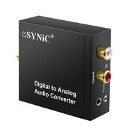 ESYNIC Digital to Analog Audio Converter Digital Optical Coax to Analog RCA Audio Converter DAC Converter with... N2