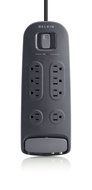 Belkin 8-Outlet AV Power Strip Surge Protector with 6-Foot Power Cord and Telephone Protection, 3000 Joules (BV108200... N4
