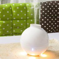 Aromatherapy Humidifier Essential Oil Diffuser 600ml Ultrasonic Cool Mist Whisper-Quiet Humidifier with LED Warm... N6