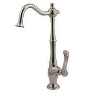 Kingston Brass Royale KS1198FL+ Low-Lead Cold Water Filtration Faucet, 5-1/4-Inch Spout Reach, Satin Nickel by...