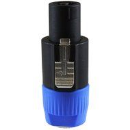 GLS Audio Speaker Plug Adapter 1/4" to Twist Lock 4 Pole &amp; 2 Pole - Compatible with Neutrik Speakon NA4LJ, NA4LJX...