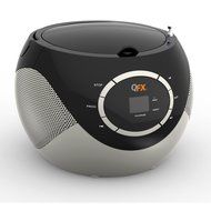 QFX Portable AM/FM Radio CD Player-Black