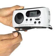 TIVDIO RD-612 Dynamo Emergency Solar Hand Crank FM/AM/NOAA Weather Alert Radio with Flashlight Smart Phone Charger... N5