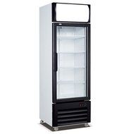 12.7 cf. Single Door Ventilated Cooling Frost Free Beer Beverages Merchandise Showcase Commercial Refrigerator...
