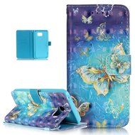Galaxy Note 5 Case,Galaxy Note 5 Cover,ikasus Shiny Glitter Diamond Colorful Art Painting PU Leather Flip Wallet... N14