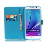 Galaxy Note 5 Case,Galaxy Note 5 Cover,ikasus Shiny Glitter Diamond Colorful Art Painting PU Leather Flip Wallet... N17