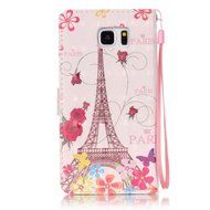 Galaxy Note 5 Case,Galaxy Note 5 Cover,ikasus Shiny Glitter Diamond Colorful Art Painting PU Leather Flip Wallet... N19