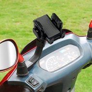 Spritech(TM) Motorcycle Electric Bicycle Phone Mount,Mount,Smartphone Cell Phone Universal GPS Adjustable Grips... N2
