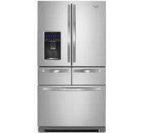 Whirlpool&reg; 36-inch Wide Double Drawer French Door Refrigerator with Dual Cooling System - 26 cu. ft.