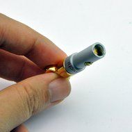 UCEC Y Plug 45 Degree Spade Connector for Speaker Wire DIY - Pack of 16 (8 Black,8 Red) N5