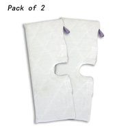 Agile-Shop 2pcs Replacement XL Microfiber Cleaning Pads for Shark Pocket Steam Mop XLT3501