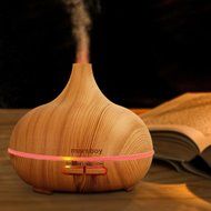 Marsboy Aroma Humidifier Oil Diffuser 300 mL Humidifier Aromatherapy Ultrasonic Cool Mist Humidifier with 7 Color... N5