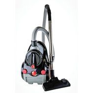 Ovente Cyclonic Bagless Vacuum with Automatic Cable Rewinder and 360 Hose Swivel Feature N3