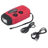 New Protable Solar Radio Hand Crank Self Powered Phone Charger 3 LED Flashlight AM/FM/WB Radio Waterproof Emergency...