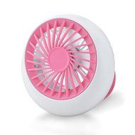 Mystery Rechargeable USB Mini Fan Portable Desktop Table Fan with Bulit-in Battery USB Powered with 3 Modes Speed... N19