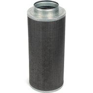 HydroKraken Carbon Charcoal In Line Air Scrubber Filter For Maximum Odor Control &amp; Filter Cover (6 inch flange) N2