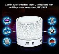 MuYang LED Mini Wireless Bluetooth Speaker A9 TF USB FM Portable Musical Subwoofer Loudspeakers For phone PC with... N6