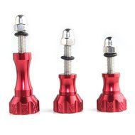 YUYIKES Aluminum Thumb Knob Stainless Bolt Nut Screw(color red) N3