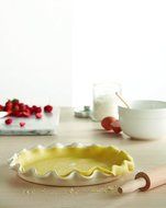 Emile Henry Urban Tart Dish - Ruffled - White N2