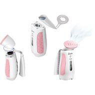 Salav Pink 265-Watt Handheld Travel Clothing Steamer with Quick Heating &amp; Automatic Worldwide Voltage, Compact...