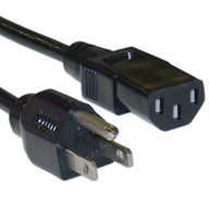 Generic gss 6' 18 AWG 3 Prong Universal Standard AC Power Cord Connector Power Cables