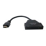 USBNOVEL Hdmi Splitter Cable 1 in 2 out Ultra HD 4Kx2K HDMI Male to 2 Port HDMI Out Female 3D Compatibility HDCP... N4