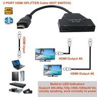 USBNOVEL Hdmi Splitter Cable 1 in 2 out Ultra HD 4Kx2K HDMI Male to 2 Port HDMI Out Female 3D Compatibility HDCP... N5