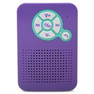 Aduro AquaSound WSP40 Waterproof Shower Bluetooth Portable Speaker with Stand and Suction Cup (Turquoise/White) N16