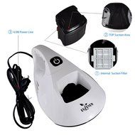 Handheld vacuum cleaner,Euleven 3005C UV Bed Vacuum Cleaner with Vibrating Single pad,White N7