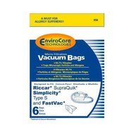 Riccar RSQ-6 SupraQuick replacement paper bag- 6 bags