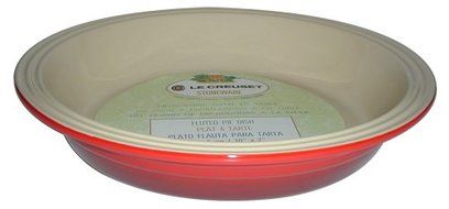 Le Creuset Stoneware 10-Inch Pie Dish, Red